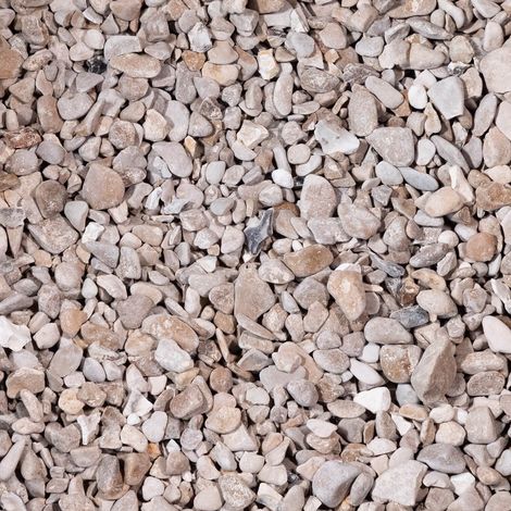 Galet décoratif beige 10/20 mm – Sac 20 kg (0,3 m²) – Pierre naturelle roulée pour aménagements extérieurs (1/3)