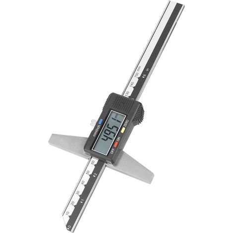 Hochpräziser digitaler Tiefenmessschieber aus Edelstahl, Messwerkzeug 0–150 mm, 0,01 mm (1/5)