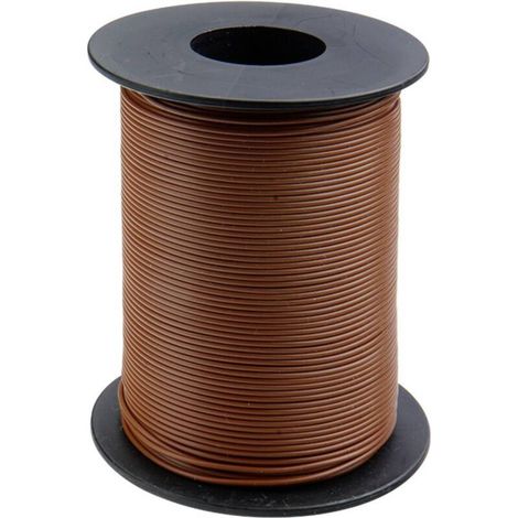 125-S50-8 Fil de câblage 1 x 0.25 mm² marron 50 m W181492