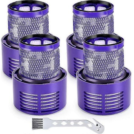 Lot de 4 filtres pour aspirateur sans fil Dyson V10 Motorhead Cyclone Animal Absolute SV12 (1/5)