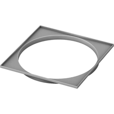 Wedi – Cadre plastique support de grille pour receveur de douche à poser – Dimensions 120x80cm – Pour installation dans douches à l'italienne