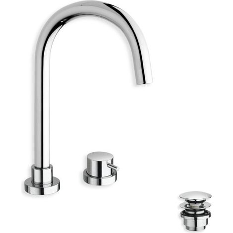 Mitigeur Lavabo Triverde 2 trous Chrome - CRISTINA ONDYNA TV22451 (1/2)