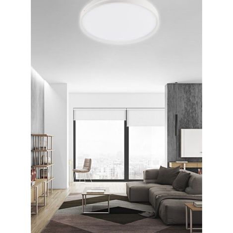TRADE SHOP - Plafoniera Da Soffitto 45 Watt Cerchio Per Interno Luce Fredda Fst-40a82518 40cm - (1/4)