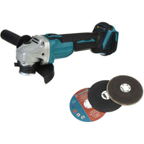 Meuleuse d'angle sans fil 125 mm, 4 vitesses, 18 V – Machine seule avec accessoires compatibles Makita (1/4)