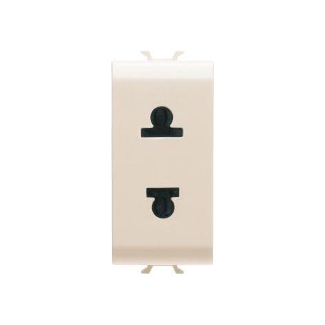 PRISE 1M 2 P+T 15A STD EURO-USA IVOIRE GEWISS GW11287