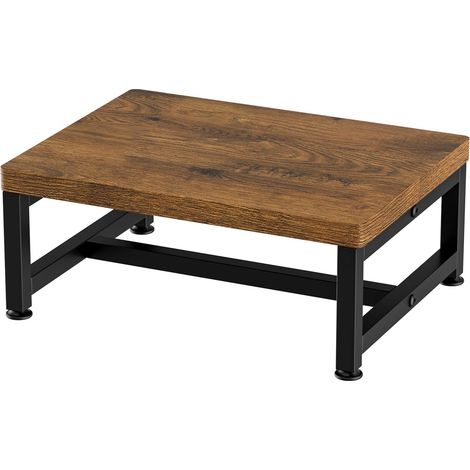 Marchepied en bois, stable et pratique, fonction antidérapante, tabouret stable pour enfants et adultes, assise sûre, salle de bain, chambre à coucher, balcon (1/5)