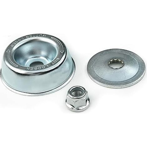 Kit de fixation d'écrou de lame en métal pour débroussailleuse FS350 FS360 FS400 FS410 FS450 débroussailleuse tondeuse à gazon, débroussailleuse, débroussailleuse, débroussailleuse, remplacez (1/5)