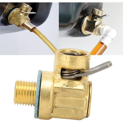 Vanne de vidange rapide moteur F103S LC-10 avec filetage M12-1,25 (référence : KG0104) (1/5)