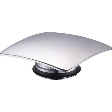 Ricambio tappo quadrato per piletta click-clack in ottone cromato  Tecom