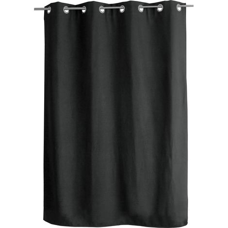 Rideau thermique FJORD 140 x 180 cm – Toile polyester – Doublure polaire noire - 140x180cm - Gris anthracite
