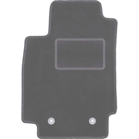 Tapis de sol conducteur en velours pour : Renault Captur SUV (2013-2019) graphite
