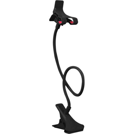 Soporte para teléfono para cama, soporte para teléfono móvil con clip para uso en la oficina, sujetador multifuncional para cocina, dormitorio y gimnasio. (1/5)