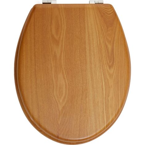 Premier Housewares Light Oak Toilet Seat (1/2)