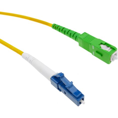 BeMatik - Câble fibre optique LC/PC à SC/APC monomode simplex 9/125 10 m (1/3)