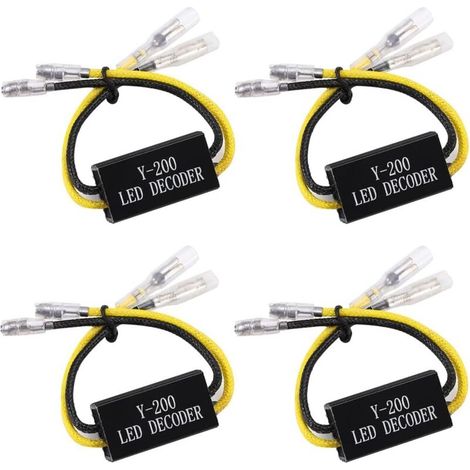 4pcs 12V Motorcycle LED Power Resistor Load Resistor Decoders Turn Signal Correction Controller for Motorcycle Scooter (1/5)