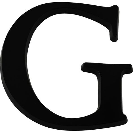 Lettre G Noire Hauteur 60mm - 4622590 (1/2)