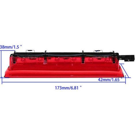 luces de freno LED adicionales 2K0945087C, tercera luz de freno para Box III (2004-2013) (323623802996) (1/5)