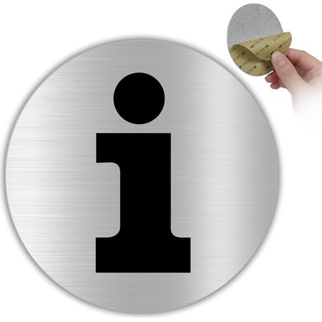 Panneau - Ø 10 cm - Aluminium - Point Renseignements (1/5)