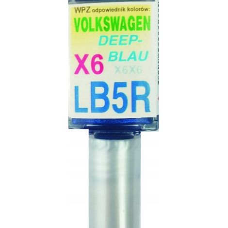 Réparation des rayures de peinture bleu foncé pour VW LB5R X6, 10 ml, arasystem (1/5)
