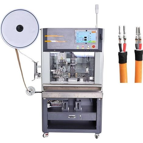 Machine automatique pour couper, dénuder et sertir les câbles multiconducteurs (3 - 25 mm)
