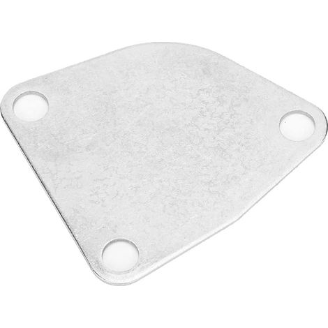 EGR Valve Blanking Plate in Silver Aluminium Alloy, for VIVARO MOVANO CLIO LAGUNA SPACE SCENIC TRAFIC MASTER (1/5)