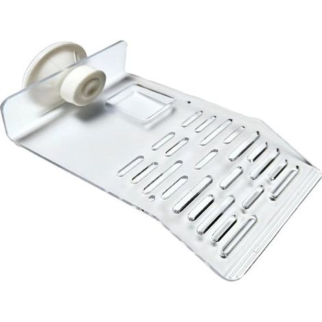 Plataforma para tomar el sol para tortugas, Lugar de descanso para tortugas pequeñas, Con ventosas, Fácil de limpiar, reptiles, etc, Transparente (1/5)