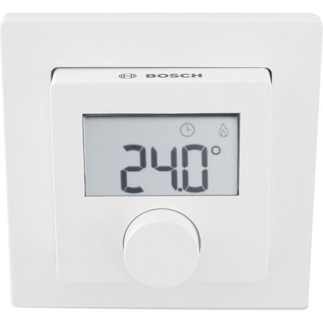 BOSCH Bedieneinheit CR 11H, 81x81x25 für 1 Heiz-, Kühl oder Lüftungskreis, 7738112972