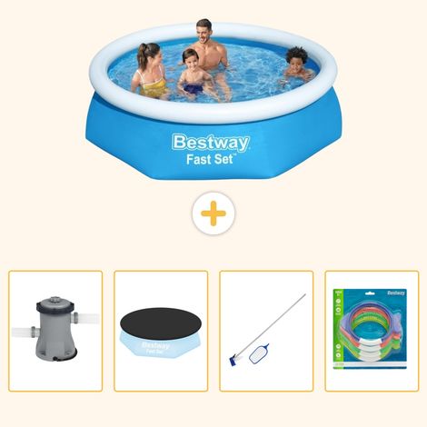 Bestway Bestway Fast Set Ronde - 244x61 cm - 5-pièces S299 (1/5)