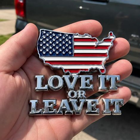 Innovative, practical, and cute USA Flag Emblem Car Badge - One car badge per pack