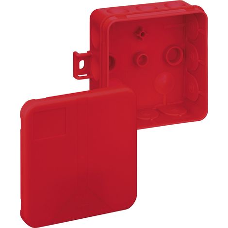 Spelsberg 34571201 Boîte de raccordement (L x l x H) 85 x 85 x 37 mm rouge IP55 1 pc(s)