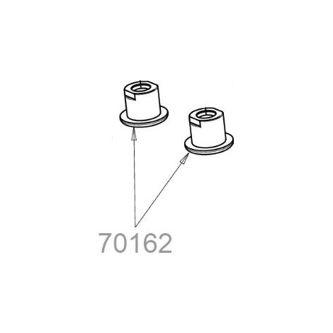 Écrou-douille pour cisailles OS/OR Outils Wolf (lot de 2)