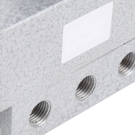 5-Wege-Magnetventil mit zwei Positionen, elektrisch betätigter Verteiler, G1/8"-Vierkantkopf K25DH-6AC220V (1/4)