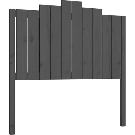 Maison Exclusive - Cabecero de cama madera maciza de pino gris 10 (1/5)