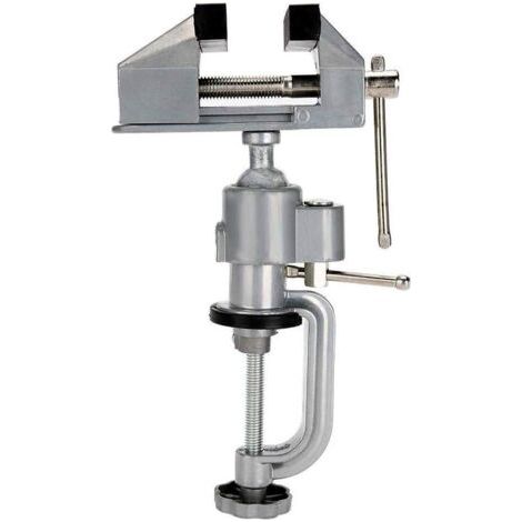 Etau de Table Etau d'Etabli 360 Degrés en Alliage d’Alluminium Mini-étau Réglable avec Pince Pour Banc de Travail (1/5)
