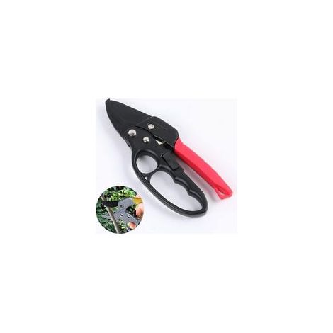 Gartenheckenschere, robuste Gartenheckenschere mit ultrascharfen Kreuzklingen, professionelle Gartenheckenschere, geeignet zum Beschneiden von Gartenbäumen. - Crezuo