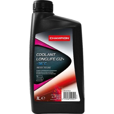 Liquido refrigerante CHAMPION G12+ LL -36°C 1L