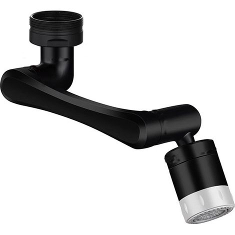Rallonge de robinet flexible - Aérateur à double position - Rotation à 360° (1/4)