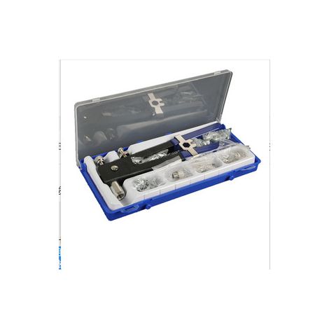 Pistolet extracteur d'écrous manuel, pistolet extracteur d'écrous, jeu d'écrous à sertir, kit de pistolet extracteur d'écrous manuel, outils de quincaillerie, 86 pièces (1/5)