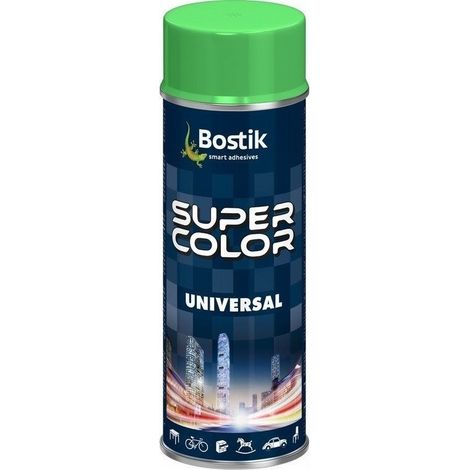 Bostik Super Color Universal-Sprühfarbe Hellgrün Glanz 400 ml (1/2)