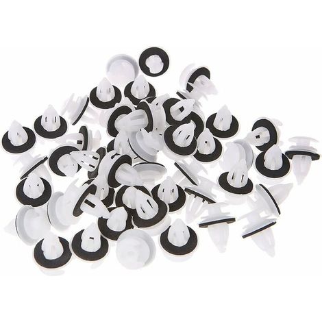 50Pcs Clips De Panneau De Porte De Voiture avec Bague D'étanchéité pour E34 E36 E38 E39 E46 M3 M5 Z3 X5 (1/5)