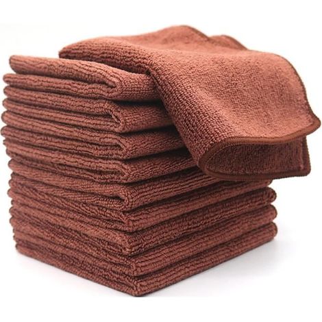 Chiffon Microfibre Nettoyage Lavage Serviette 30 X 30cm,5PCS (1/4)