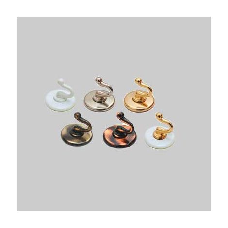 Gancio multiuso smeraldo diametro 30 mm - cromo conf. da 20 pz
