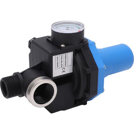 Régulateur de pression pompe à eau IP54 ABS automatique avec clapet anti-retour 220-240V 1.1KW interrupteur contrôle (1/5)