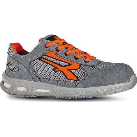 Scarpe Estive U-Power Ultra S1P - Ultra Traspiranti Grigio/Arancione 46