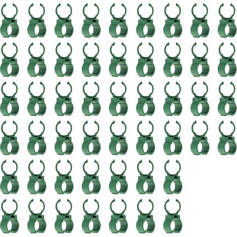 50 Pcs Clips de Fixation Treillis Plante Réglables, Connecteurs pour Tuteur de Plante, compatible avec Soutenir et Relier les Plantes Grimpantes, les Plantes en Pot et les Plantes Individuelles (1/5)