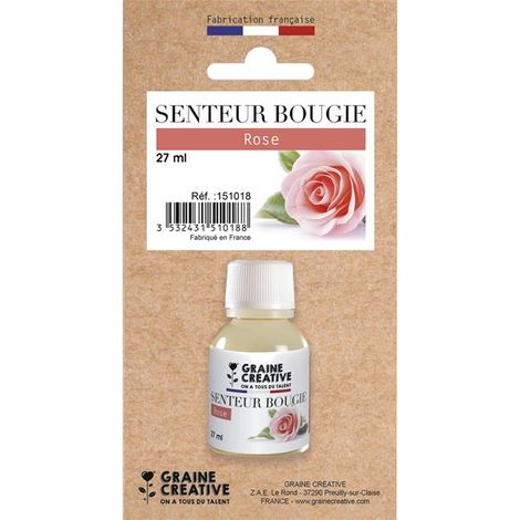 Graine Créative - Parfum à bougie 27 ml Rose (1/2)