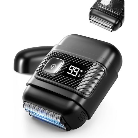 Rasoio elettrico USB portatile, Portatile, Rasoio elettrico USB portatile per uomo, Mini rasoio elettrico USB, Rasoio elettrico tascabile (1/5)