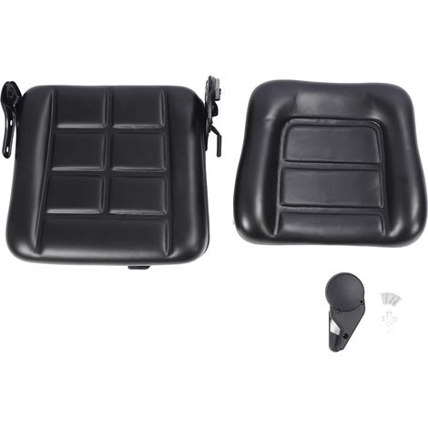 Siège de Chariot élévateur avec Micro Interrupteur, Siège de Confort amélioré Ergonomique pour Chariot élévateur, Chargeur de Dérapage, Rétrocaveuse (sans Accoudoir) (1/5)