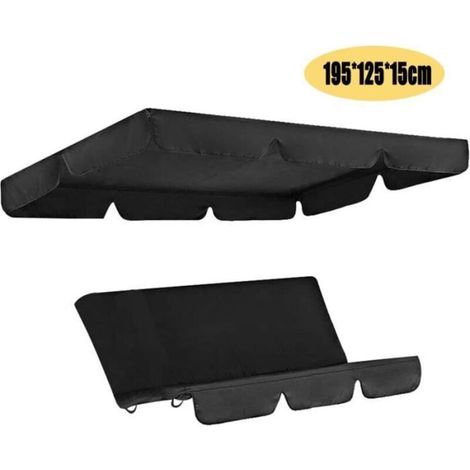 Waterproof Outdoor Swing Cover, Black