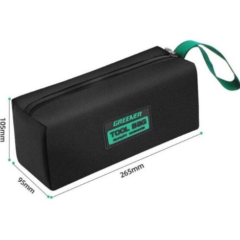 Sac à outils pour électricien, étanche, grande capacité, résistant à l'usure, large ouverture pour le travail du bois